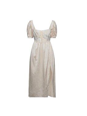 for love & lemons halter basque-waist midi dress For Love And Lemons | Dresses | For Love Lemons Halter Basquewaist Midi  Dress